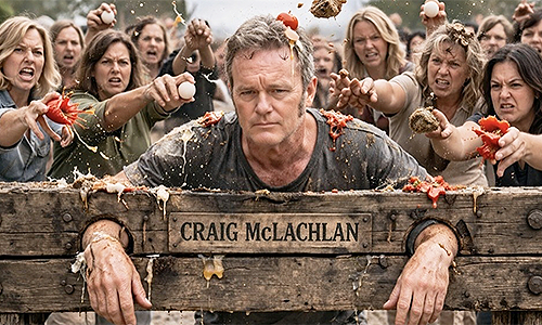 Craig McLachlan under feminist siege