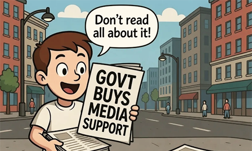 Media ignores its own corruption